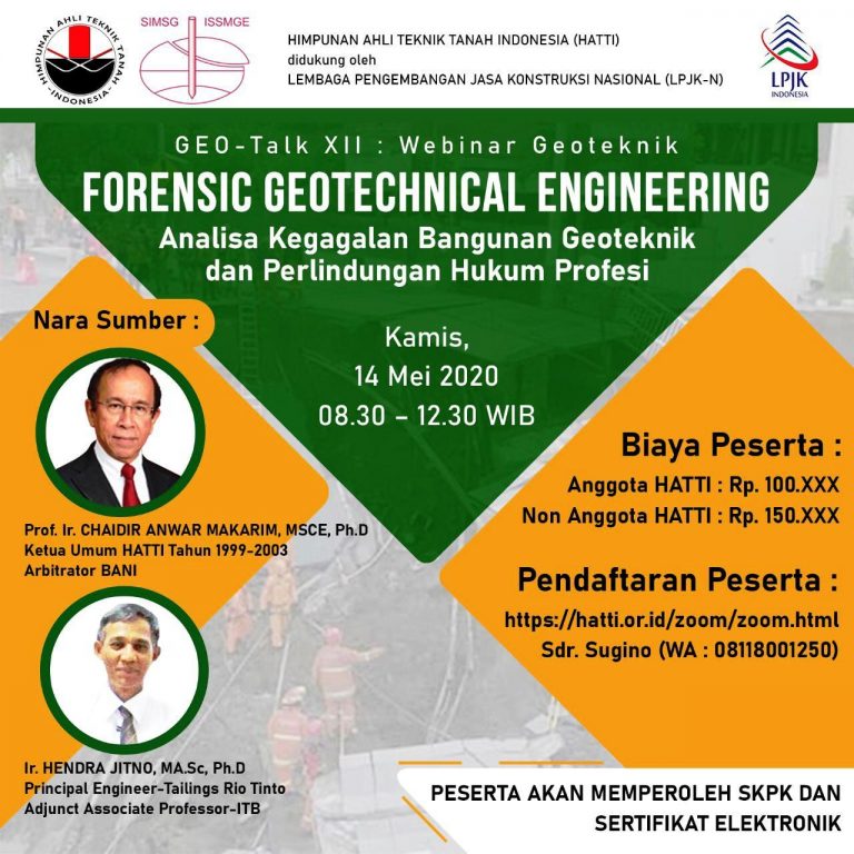 |ForencicGeotechnicalEngineering| Analisa Kegagalan Bangunan Geoteknik dan Perlindungan Hukum Profesi